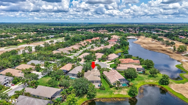 12710 Stone Ridge Pl, Lakewood Ranch, FL 34202 - aerial view of property's location with nearby suburban area and a large body of water