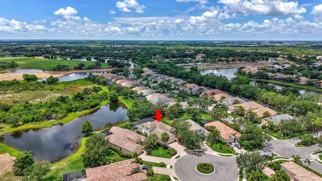 12710 Stone Ridge Pl, Lakewood Ranch, FL 34202 - aerial view of property's location with nearby suburban area and a nearby body of water