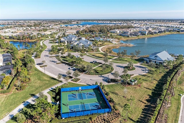 909 Crosswind Ave, Sarasota, FL 34240 - aerial view of residential area with a nearby body of water
