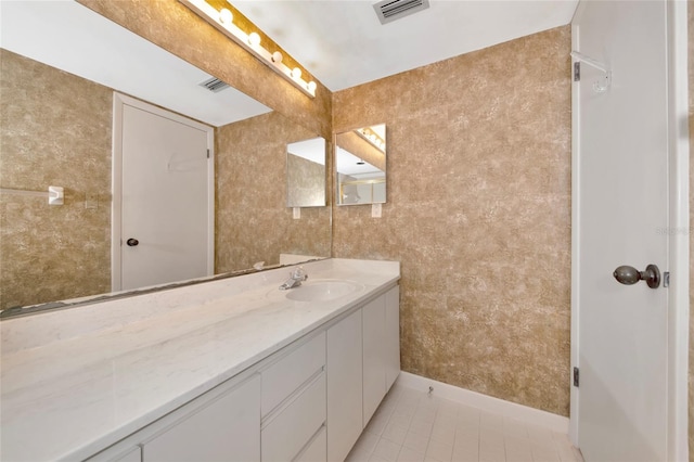 3630 Gulf Of Mexico Dr Unit 202, Longboat Key, FL 34228 - bathroom featuring vanity and tile patterned flooring