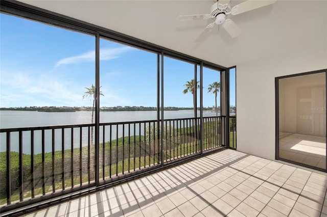 3630 Gulf Of Mexico Dr Unit 202, Longboat Key, FL 34228 - unfurnished sunroom with a water view