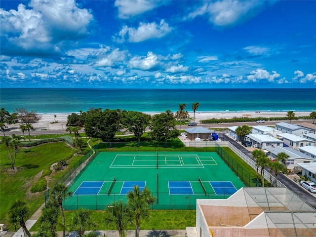 3630 Gulf Of Mexico Dr Unit 202, Longboat Key, FL 34228 - drone / aerial view of waterfront with a beach