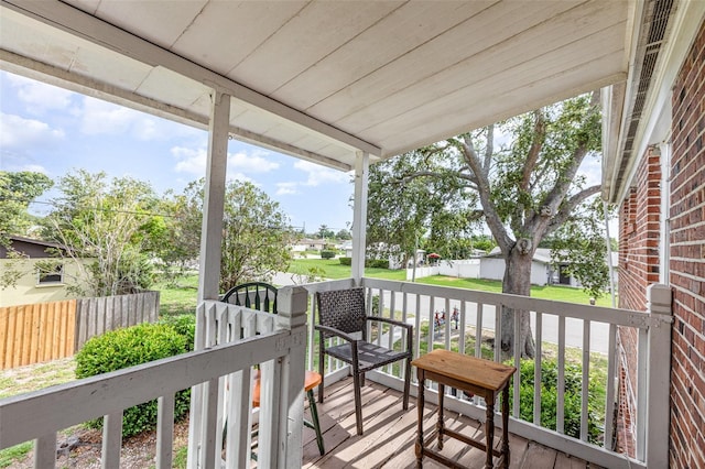 4507 9th St W Unit A2, Bradenton, FL 34207 - view of wooden porch