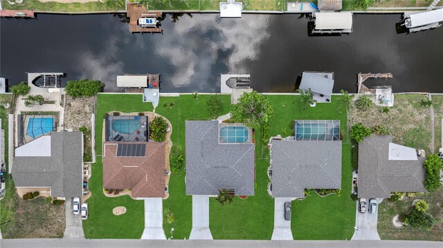 1314 SE 15th Ter, Cape Coral, FL 33990 - aerial view of a nearby body of water and a pool