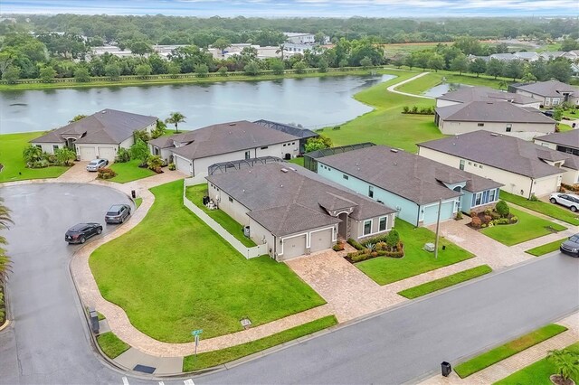 6636 35th Ct E, Sarasota, FL 34243 - aerial perspective of suburban area featuring a nearby body of water