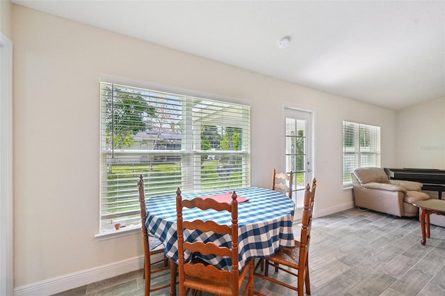 4610 Clarke St, North Port, FL 34286 - dining space with baseboards and light wood-style floors