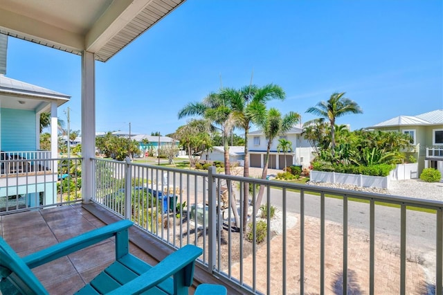 145 50th St, Holmes Beach, FL 34217 - balcony featuring a residential view
