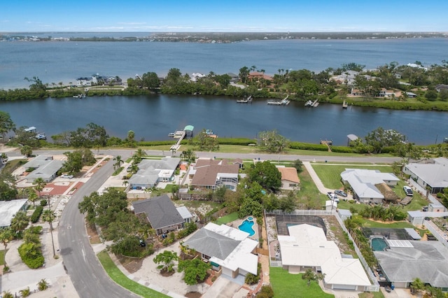 715 Fontana Ln, Bradenton, FL 34209 - view of property location featuring nearby suburban area, a large body of water, and a pool