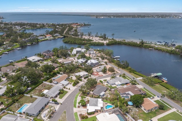 715 Fontana Ln, Bradenton, FL 34209 - view of property location featuring a large body of water and nearby suburban area