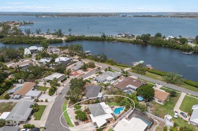 715 Fontana Ln, Bradenton, FL 34209 - view of property location featuring a nearby body of water, nearby suburban area, and a pool