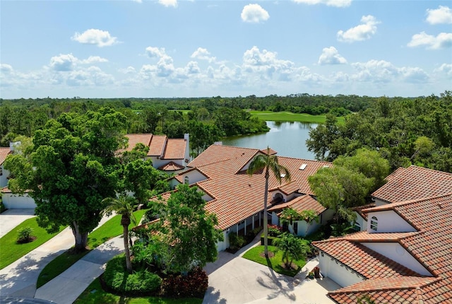 4472 Calle Serena, Sarasota, FL 34238 - drone / aerial view of a nearby body of water and a forest