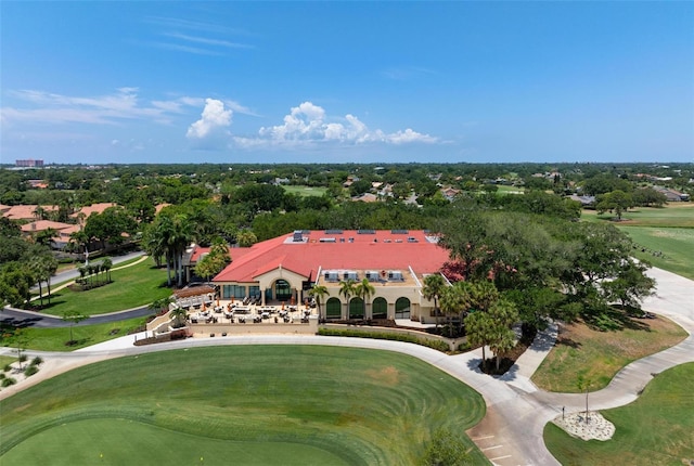 4472 Calle Serena, Sarasota, FL 34238 - bird's eye view of a golf club