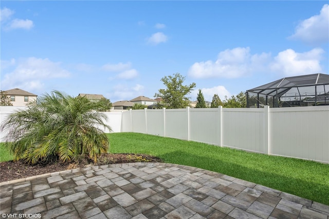 4005 Willow Branch Pl, Palmetto, FL 34221 - view of patio / terrace with a lanai