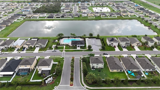 4005 Willow Branch Pl, Palmetto, FL 34221 - aerial perspective of suburban area featuring a large body of water