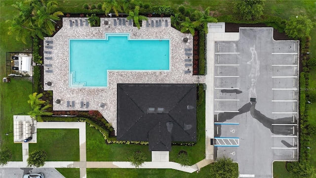 4005 Willow Branch Pl, Palmetto, FL 34221 - bird's eye view of a pool