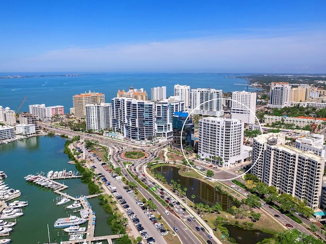 1233 N Gulfstream Ave Unit 401, Sarasota, FL 34236 - view of urban area with a nearby body of water