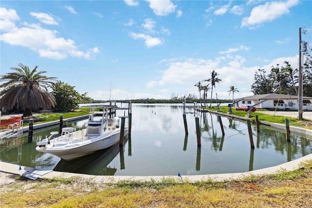 2729 N Beach Rd Unit 212, Englewood, FL 34223 - dock area with a water view