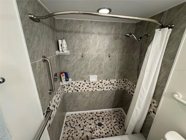 3752 Collins St Unit 508, Sarasota, FL 34232 - bathroom with a shower stall and toilet