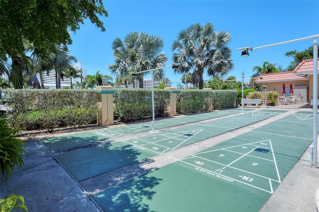 1350 N Portofino Dr Unit 402, Sarasota, FL 34242 - view of home's community with shuffleboard