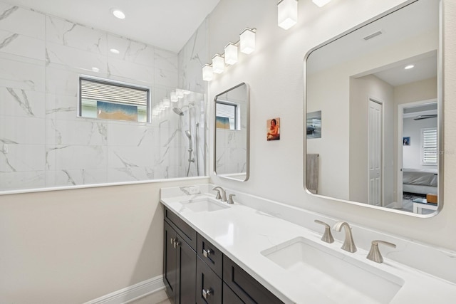 13606 Deep Blue Pl, Bradenton, FL 34211 - ensuite bathroom with double vanity and a shower