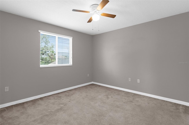 5981 Willows Bridge Loop, Ellenton, FL 34222 - unfurnished room featuring ceiling fan, carpet floors, and baseboards
