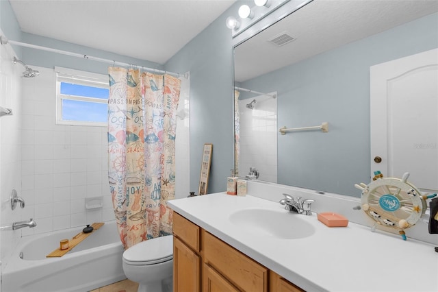 5981 Willows Bridge Loop, Ellenton, FL 34222 - bathroom with shower / bath combo, vanity, and toilet