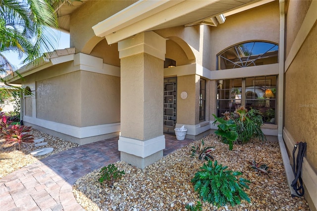105 Inlets Blvd Unit 105, Nokomis, FL 34275 - view of exterior entry featuring stucco siding