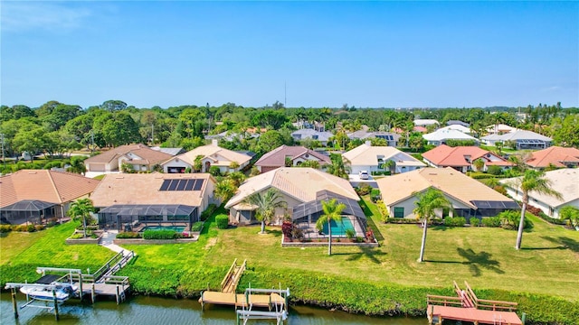 105 Inlets Blvd Unit 105, Nokomis, FL 34275 - aerial view of residential area featuring a nearby body of water