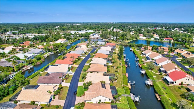 105 Inlets Blvd Unit 105, Nokomis, FL 34275 - aerial perspective of suburban area featuring a large body of water