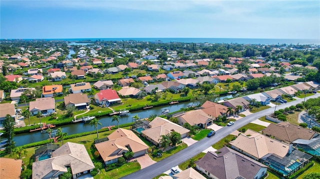 105 Inlets Blvd Unit 105, Nokomis, FL 34275 - aerial perspective of suburban area featuring a large body of water