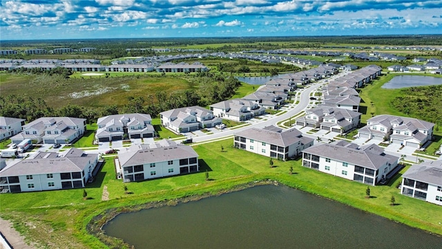 17715 Boracay Ct Unit 202, Venice, FL 34293 - aerial view of residential area with a large body of water