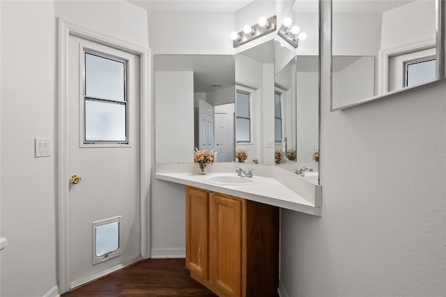 294 Lake Doe Blvd, Apopka, FL 32703 - bathroom featuring vanity and wood finished floors