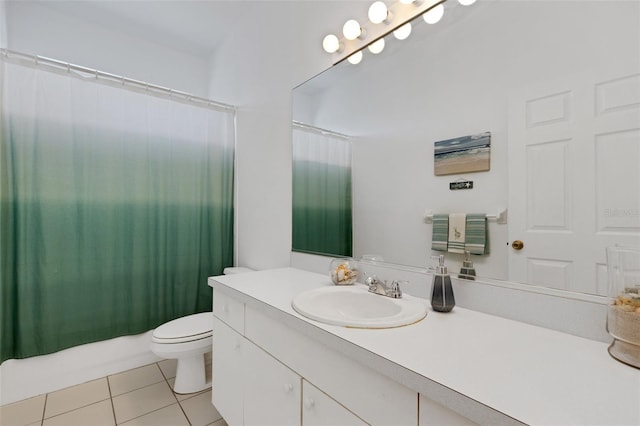 9402 71st Ave E, Palmetto, FL 34221 - bathroom featuring tile patterned floors, vanity, and toilet