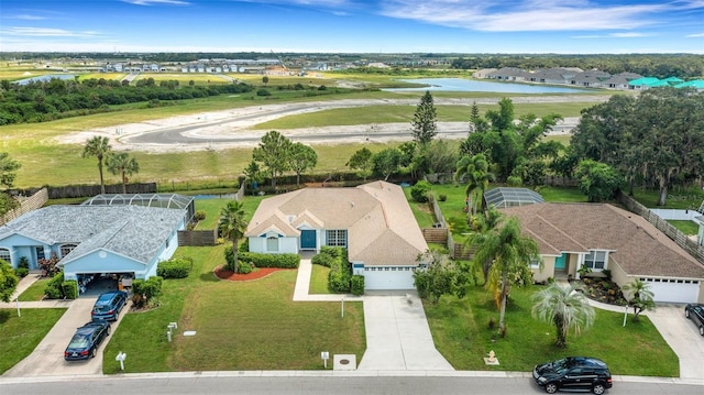 9402 71st Ave E, Palmetto, FL 34221 - aerial perspective of suburban area with a large body of water