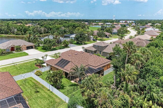 5359 90th Avenue Cir E, Parrish, FL 34219 - aerial view of residential area featuring a large body of water