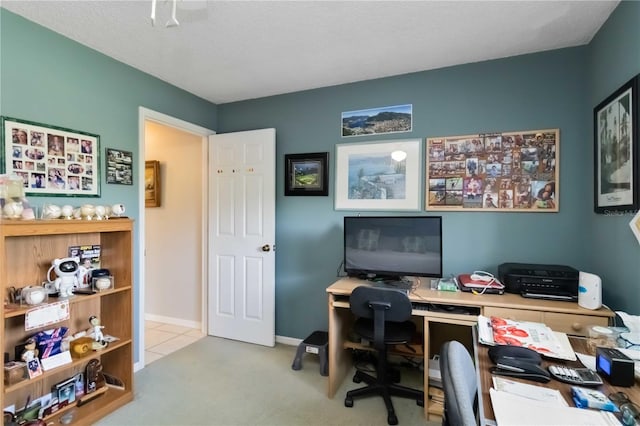 6405 Alesheba Ln, Sarasota, FL 34240 - home office with carpet flooring and baseboards