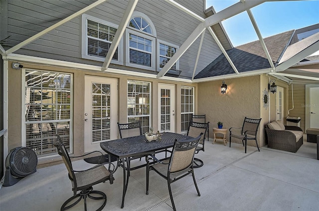 13514 4th Plz E, Bradenton, FL 34212 - view of patio / terrace with outdoor dining area