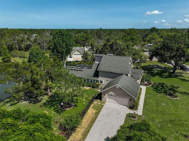 13514 4th Plz E, Bradenton, FL 34212 - aerial view of property and surrounding area with a forest