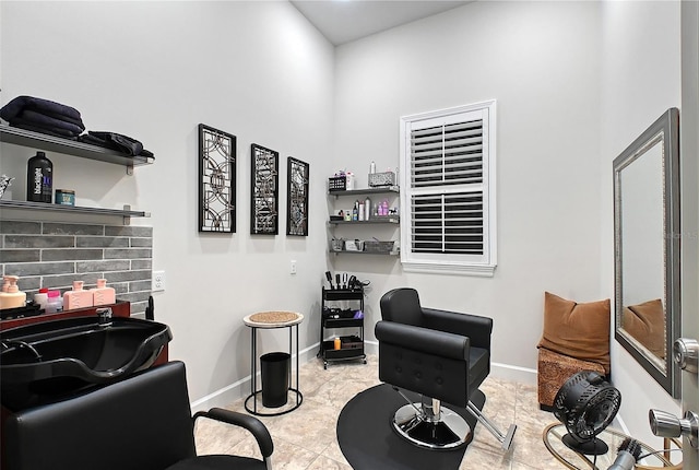 22343 Panther Loop, Bradenton, FL 34202 - tiled office featuring baseboards