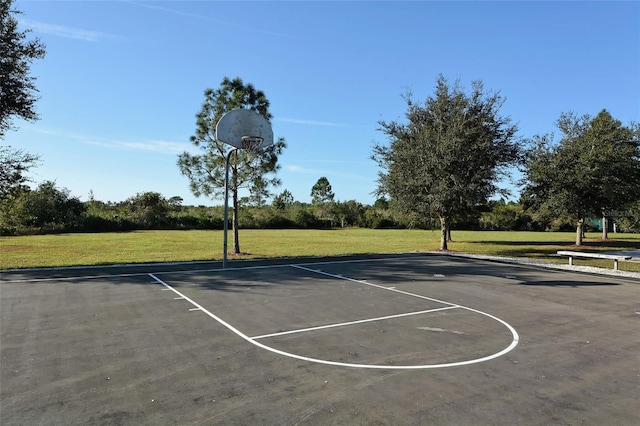 22343 Panther Loop, Bradenton, FL 34202 - view of basketball court featuring community basketball court and a yard