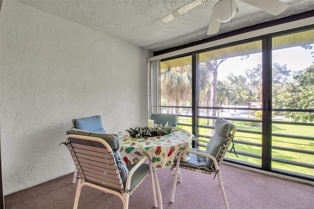 3500 El Conquistador Pkwy Unit 128, Bradenton, FL 34210 - sunroom featuring ceiling fan