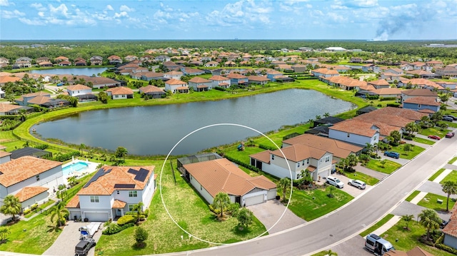 3504 Big Sky Way, Bradenton, FL 34211 - aerial view of residential area featuring a large body of water