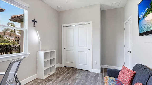 3504 Big Sky Way, Bradenton, FL 34211 - sitting room with wood finished floors and baseboards