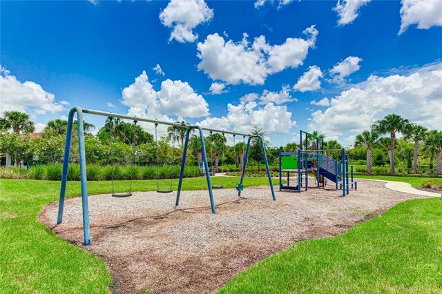 3504 Big Sky Way, Bradenton, FL 34211 - community jungle gym with a lawn