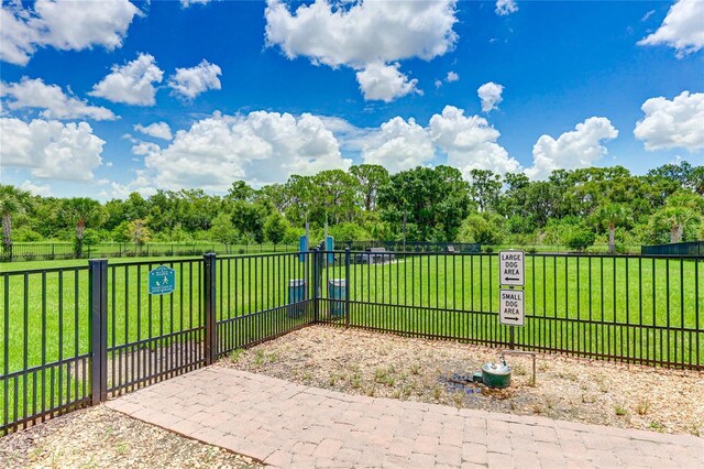 3504 Big Sky Way, Bradenton, FL 34211 - gate with view of wooded area