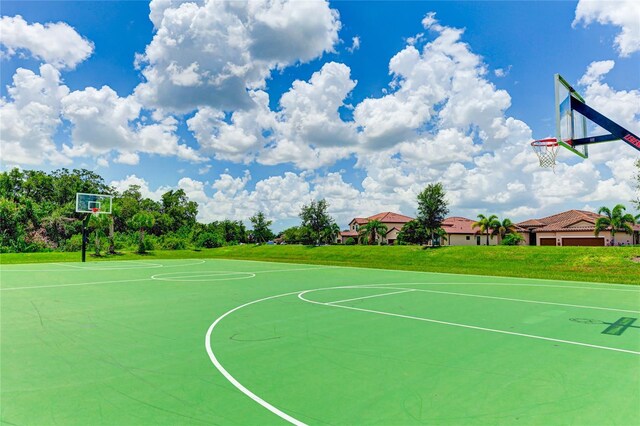 3504 Big Sky Way, Bradenton, FL 34211 - view of basketball court with community basketball court and a yard