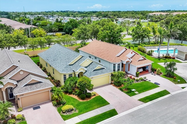2085 Mattamy Ct, Venice, FL 34292 - aerial perspective of suburban area with a pool
