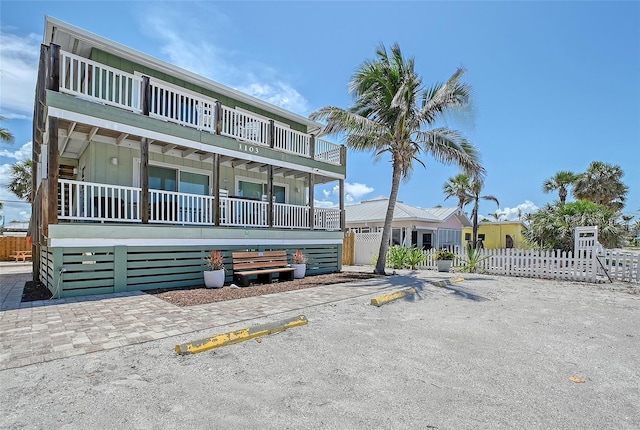 1103 Shore View Dr, Englewood, FL 34223 - view of front of property featuring board and batten siding