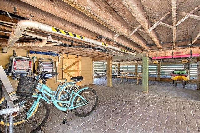 1103 Shore View Dr, Englewood, FL 34223 - below grade area featuring a garage