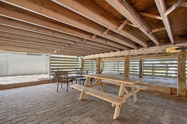 1103 Shore View Dr, Englewood, FL 34223 - view of patio / terrace featuring outdoor dining space